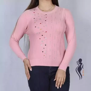 بافت زنانه با طرح گلدوزی