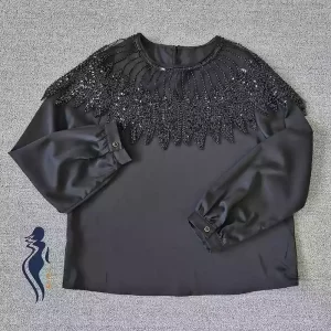 شومیزمجلسی مشکی و شیری