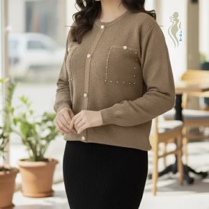 بافت گرم بالا طرح دار