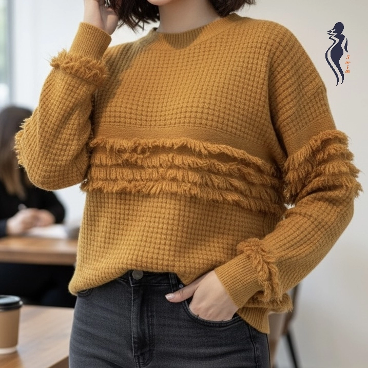 بافت گرم بالا طرح برجسته